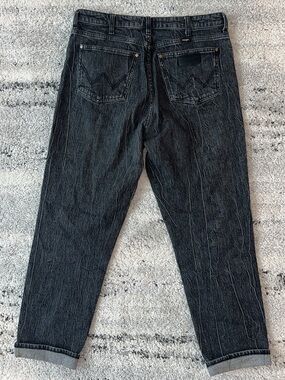 Wrangler Black Relaxed Straight Jeans
